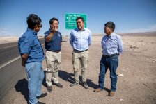 Gobernador Regional anunció recursos para financiar estudios que permitan acelerar la construcción de una doble vía entre Calama y San Pedro de Atacama